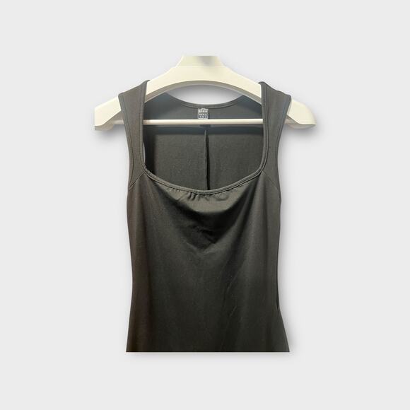 Women’s Sleeveless Fared Jumpsuit Black Athleisure Goth Yoga Workout Small - Picture 4 of 7